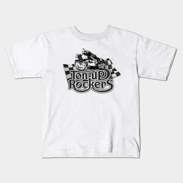 Ton-up Rockers Kids T-Shirt by Shockin' Steve